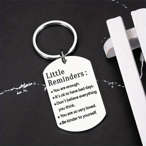 Little Reminders Keyring For Mental Health, Gift, Friendships KeyChain Inspire — image 5