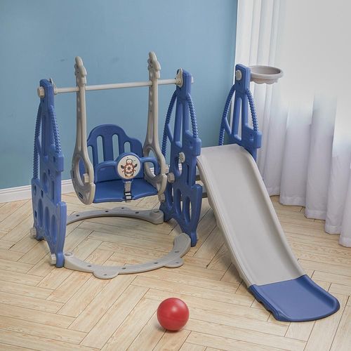 Kids Boy Swing Slide Climber Set Baby Toddler Home Outdoor Garden Playground Toy — image 3