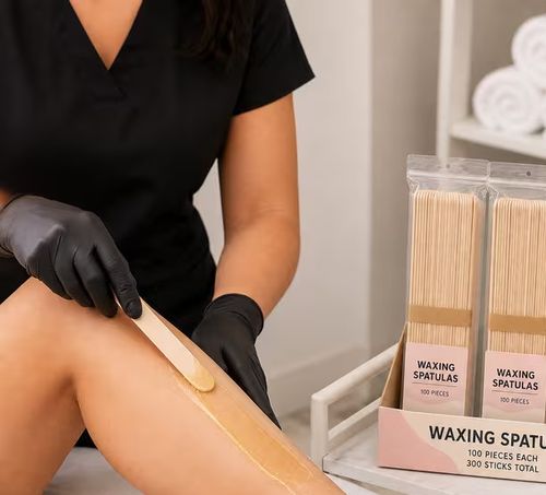 200 WOODEN WAX STRIPS WAXING LEGS BODY BIKINI HAIR REMOVAL SPATULAS WAX STICKS — image 4
