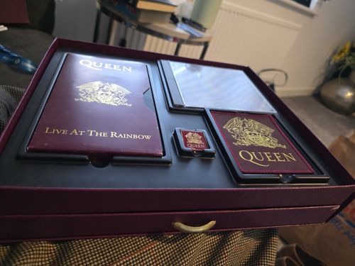 Queen -Box Of Tricks (1992 Ltd Edition Deluxe Box Set) CD VHS Size L TShirt Read — image 3