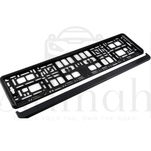 Pair of Premium Number Plate Holders | Front & Rear Frames | Stylish Matte Black — image 16