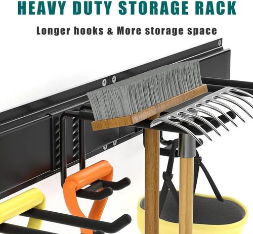 Garage Tool Organizer Storage Rack Holder Wall Mounted Heavy Duty Multi-function — image 9