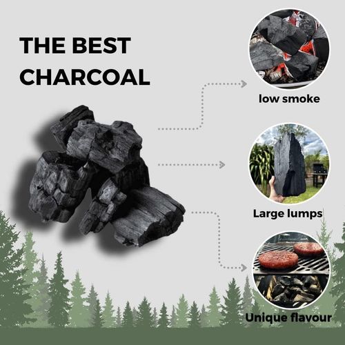 40kg Premium Restaurant Hardwood Lumpwood Big Block Charcoal Cooking Fuel BBQ — image 7