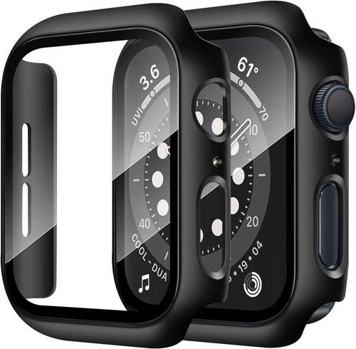 For Apple Watch Case Series 11 10 9 8 7 6 5 4 SE Glass Screen Protector Cover