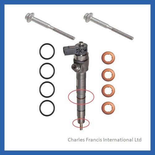 For VW Scirocco III Sharan Tiguan Touran 2.0 TDI Injector Seal kit + Bolts
