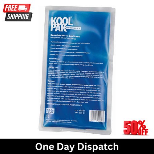Reusable Hot & Cold Gel Pack Large 16 × 28 cm Ice Pack for Injuries Gel Ice