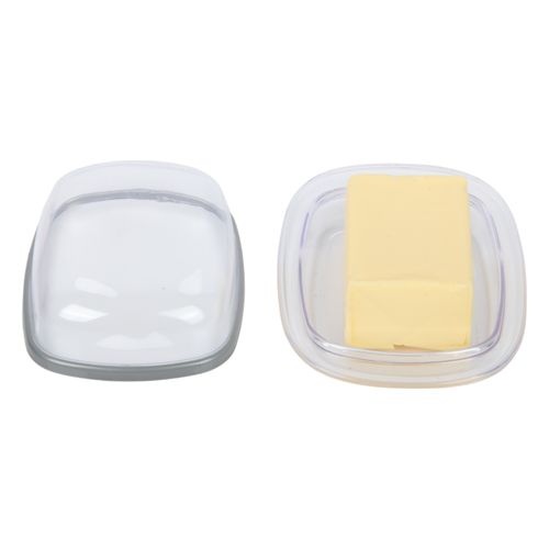 Butter Dish with Lid Clear Plastic Fridge Storage Container BPA Free – Holds 250 — image 8
