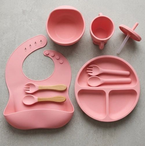 Toddler Baby Utensils Dinner Set, Dishwasher Safe. 8 piece set — image 1