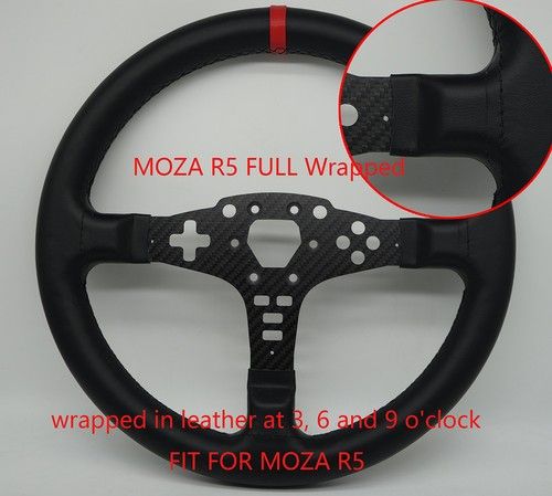 33CM/13inch Steering Wheel Modification Part for MOZA R5 Racing Game