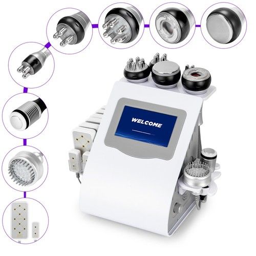 9 in 1 RF 40K Cavitation Machine LED Laser for Body Massage Facial Skin Care UK
