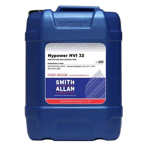 Hydraulic Oil ISO 32 HVI High Viscosity Index Fluid 20 Litre 