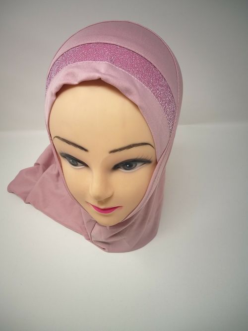 MUSLIM KIDS GIRLS HIJAB ISLAMIC HEADSCARF/GLITTER SCARF ONE PIECE CHILDREN — image 1