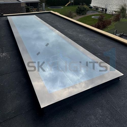 Flat Roof Skylight Lantern Window Triple Glazed Roof Glass Light - Skylights1