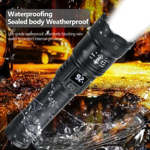 990000000Lumens High Powered Super Bright Flashlight Led Rechargeable Torch Lamp — image 2