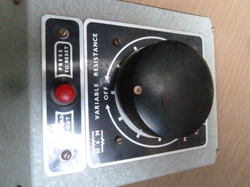Hammant Morgan  Variable Resistance DC Model Speed Controller 12V  Panel mount — image 10