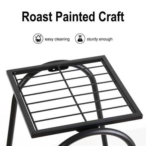 Wisfor 9-Tier Metal Plant Stand Garden Shelves Pot Holder Display Rack Storage — image 11