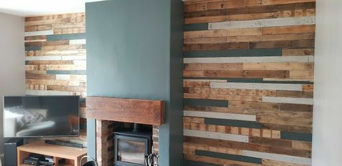 RECLAIMED PALLET WOOD  - Rustic Cladding / Bar / DIY / Planks - (2.5 sqm pack) — image 7
