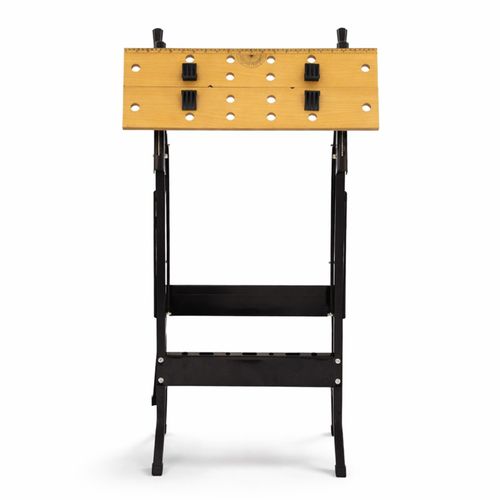 NEW! DIY Folding Foldable Trestle Work Bench Workbench Portable 100kg — image 9