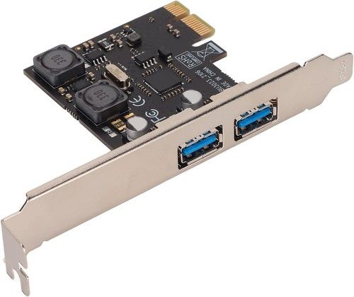 SSU PCI-E to USB 3.0 2-Port PCI Express Expansion Card Adapter Hub USB CARD