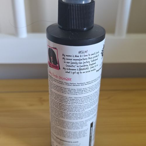 Bugalugs Baby Powder Dog Cologne Spray 200ml for All Breeds & Sizes — image 2