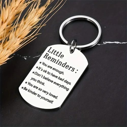 Little Reminders Keyring For Mental Health, Gift, Friendships KeyChain Inspire — image 7