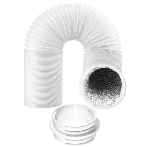 Vent Hose for HOMCOM Air Con 6m 5" 5.9" Duct Pipe Extension Threaded Connector