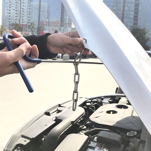 10PCS PDR Car Dent Puller Stainless Steel Rod Paintless Repair Hail Removal Tool — image 12