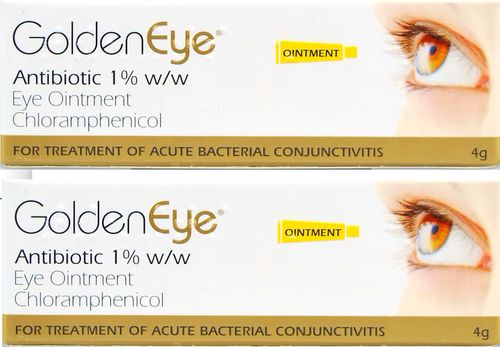 2 x Golden Eye Ointment 4g Chloramphenicol Antibiotic Conjunctivitis Treatment — image 5