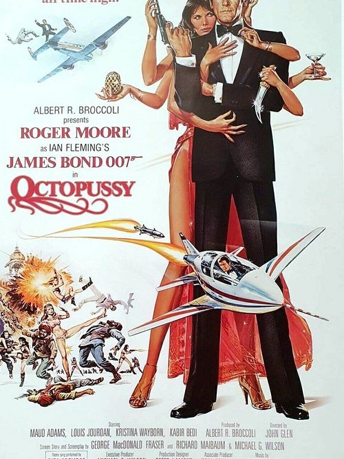 James Bond 007 Octopussy Vintage Poster A2 Size 1983 Film Memorabilia — image 4