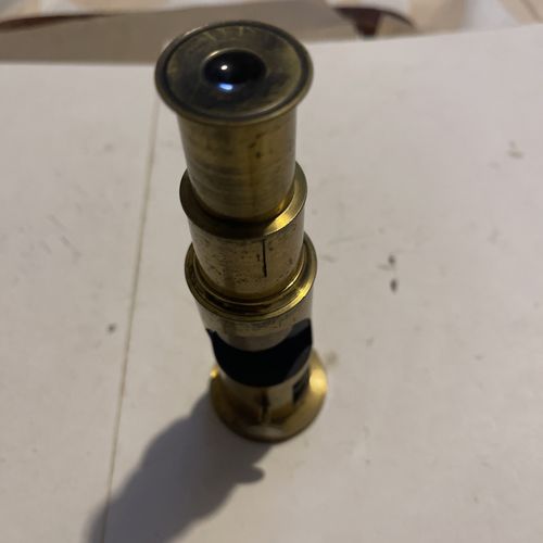 Vintage Brass.Student Microscope With Adjustable Lens ..See photos  — image 14
