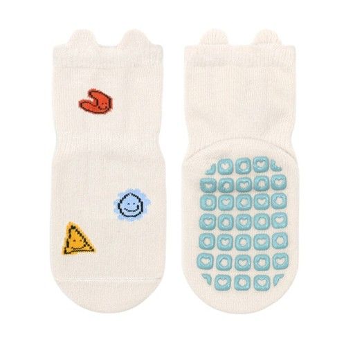 2 Pairs Cartoon Newborn Socks Kids Anti-slip Socks Boy Cotton Baby Toddler Socks