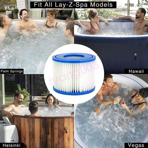 2x For Bestway Lazy Lay-Z-Spa Filters VI Cartridge Hot Tub Spa Swimming Pool — image 3