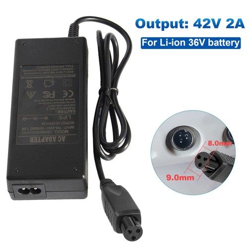 42V 2A female head Charger for Swegway Segway Navboard Hoverboard Balance Board