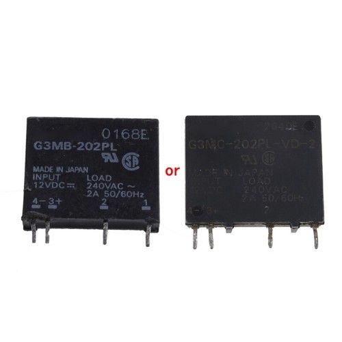 Relay G3MB-202PL DC-AC SSR In 12V for DC Out 240V AC 2A