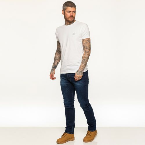 Enzo Slim Fit Jeans Mens Skinny Leg Stretch Denim Trousers Cotton Pants UK Sizes — image 6