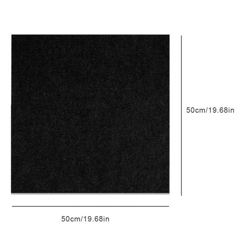 50x50cm Self Adhesive Area Carpet Tiles Peel and Stick Floor Plank Mat Non-Slip — image 1
