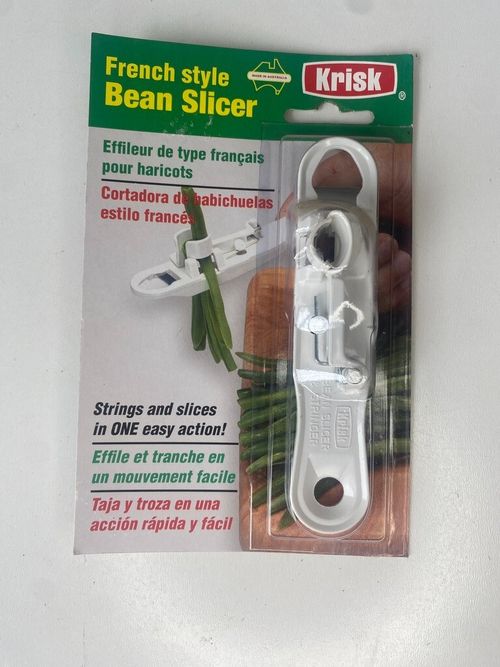Runner Bean Slicer KRISK strings slices top tails Kitchen gadget Green Bean — image 3