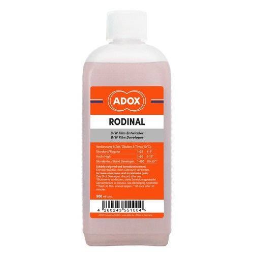 ADOX Rodinal Film Developer 500ml Conc.