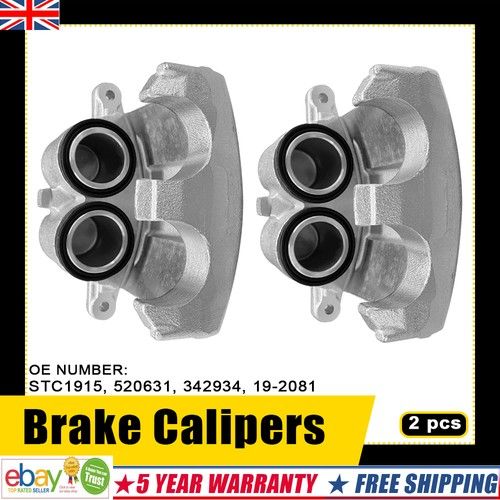 2Pcs Brake Calipers Front for Land Rover Discovery 2 & Range Rover P38 520631 UK