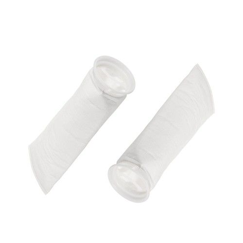 4 Pack 4 Inch Ring Filter Sock 5 Micron Mesh Bags Pool Skimmer Basket White