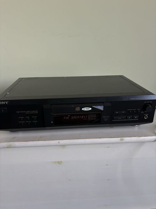 Sony CDP-XE530 CD Player CD Text Optical Out Remote Original Box Tested Working — image 2
