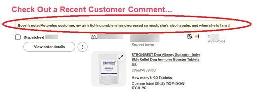 STRONGEST Dog Allergy Support - Itchy Skin Relief Dog Immune Booster Tablets UK — image 3