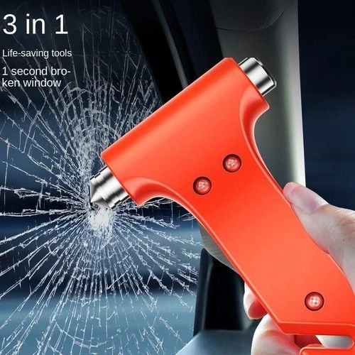 AA Emergency Car Window/Glass Hammer Seatbelt Cutter Rescue Tool -