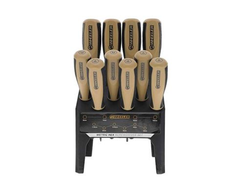 Wheeler 10 Piece Metric Hex Benchtop Screwdriver Set Precision Bench Tools — image 2