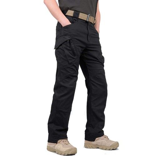Mens Waterproof Hiking Tactical Trousers Outdoor Fishing Walking Combat Pants UK