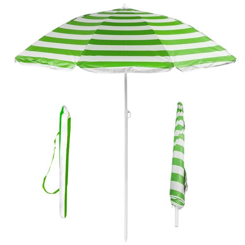 Beach Tilting Parasol Umbrella 1.8m Patio Garden Outdoor UV Protection Sun Shade — image 1