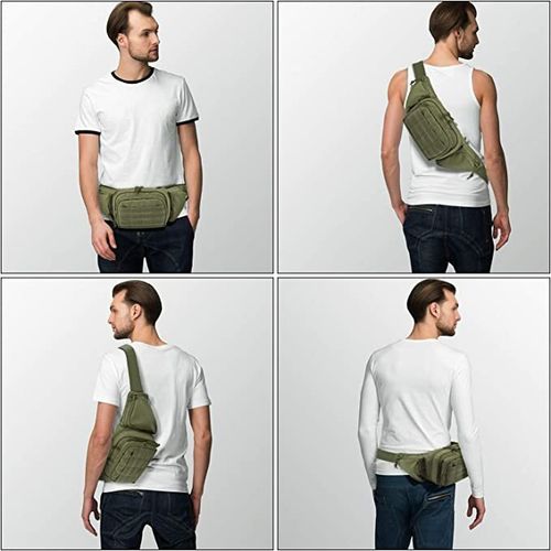 Tactical Pistol Bag Waist Handgun Bag Holster Gun Fanny Pack with Magazine Pouch — image 11