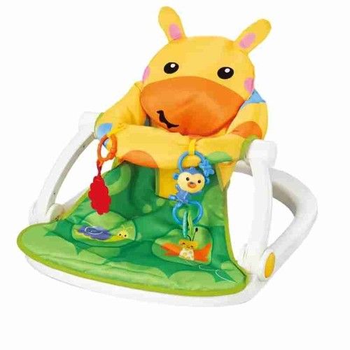 Foldable Baby Learn to sit me up Feeding Arm Chair – Portable Toddler Floor Seat
