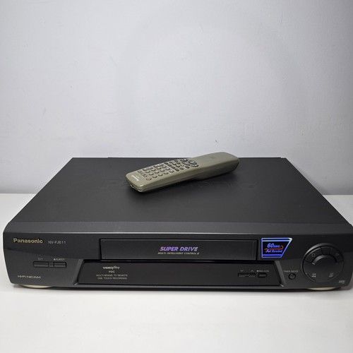 Panasonic NV-FJ611 VCR Video Cassette Player Tested With Remote