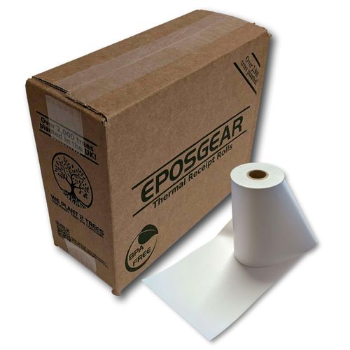 80mm x 40mm 80x40mm Thermal Paper 80mm Uber Eats Machine Printer Receipt Rolls — image 1